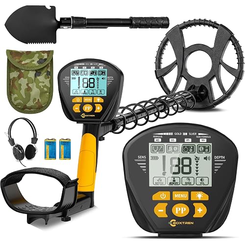 Higher Accuracy Metal Detector for Adults: 2026 Latest Professional Gold Detector with Backlit LCD, Advanced DSP Chip, IP68 Waterproof 10" Large Coil, Portable & Lightweight, Gifts for Men Fathers Dad