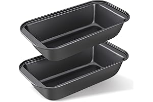 KITESSENSU Carbon Steel Loaf Tins for Baking