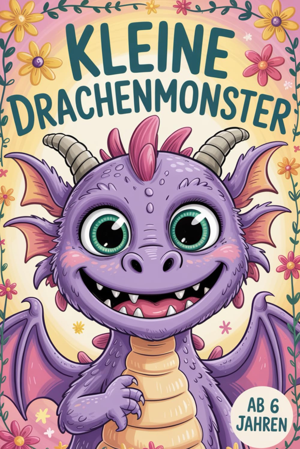 Kleine Drachenmonster. Drachen & Feuer – Malbuch für Kinder ab 6 Jahren | 82 Ausmalbilder mit feuerspeienden Drachen | 165 Seiten | Jede zweite Seite ... Drachenwelt mit lustigen Feuerspuckern