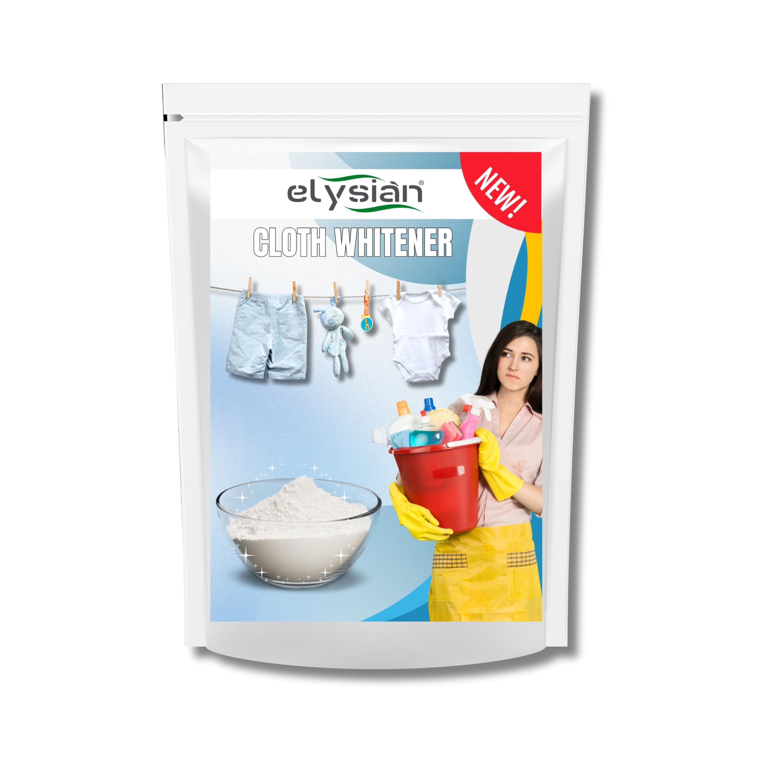 Combo Fabric Whitener + Multi-Purpose Stand for Your White and Colored Clothes | Cloth Powder Detergent (960gm Pack) | Fabric Whitener Powder Detergent for White Clothes