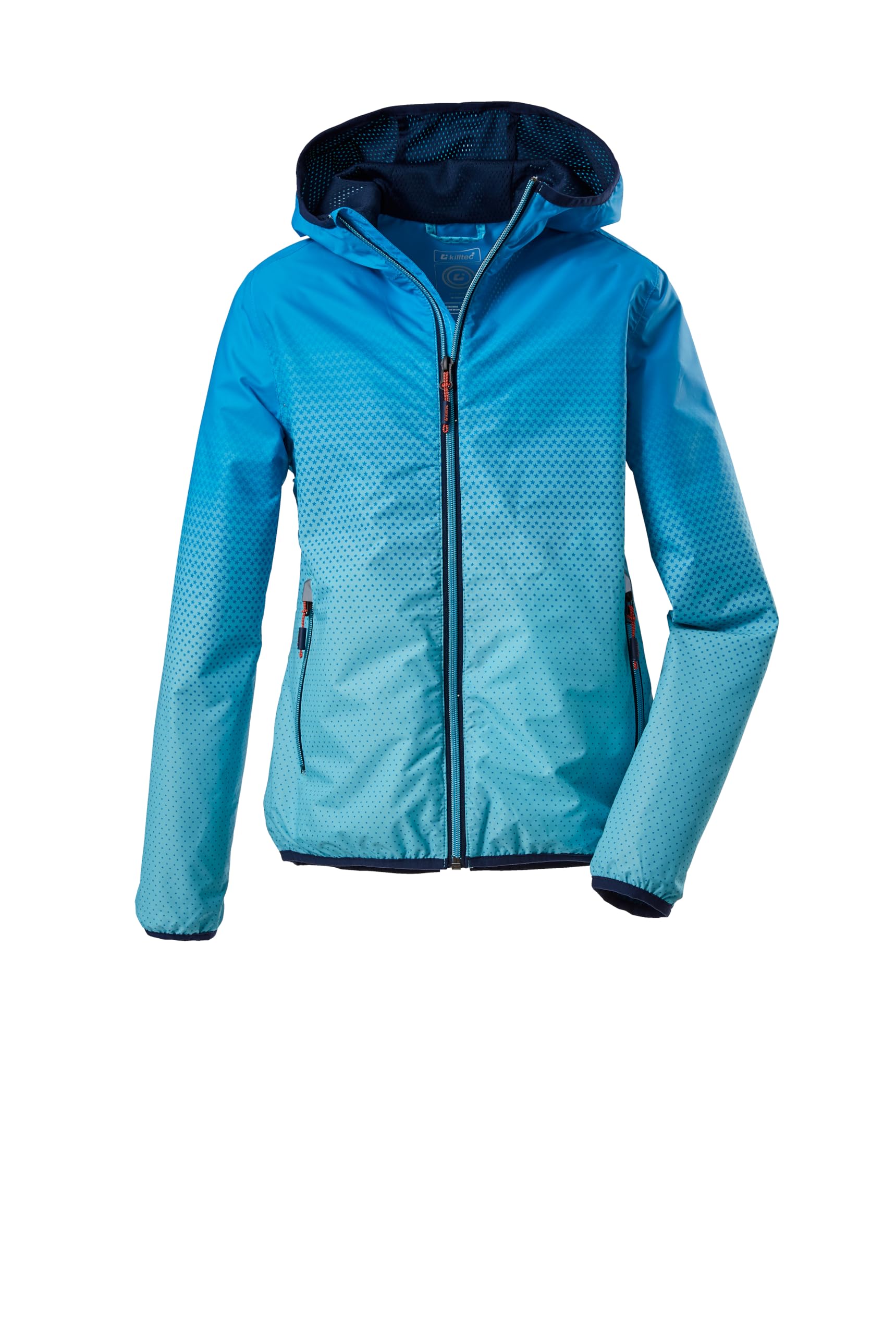 Killtec Mädchen Lyse Grls Jckt A Funktionsjacke/Regenjacke mit Kapuze, packbar