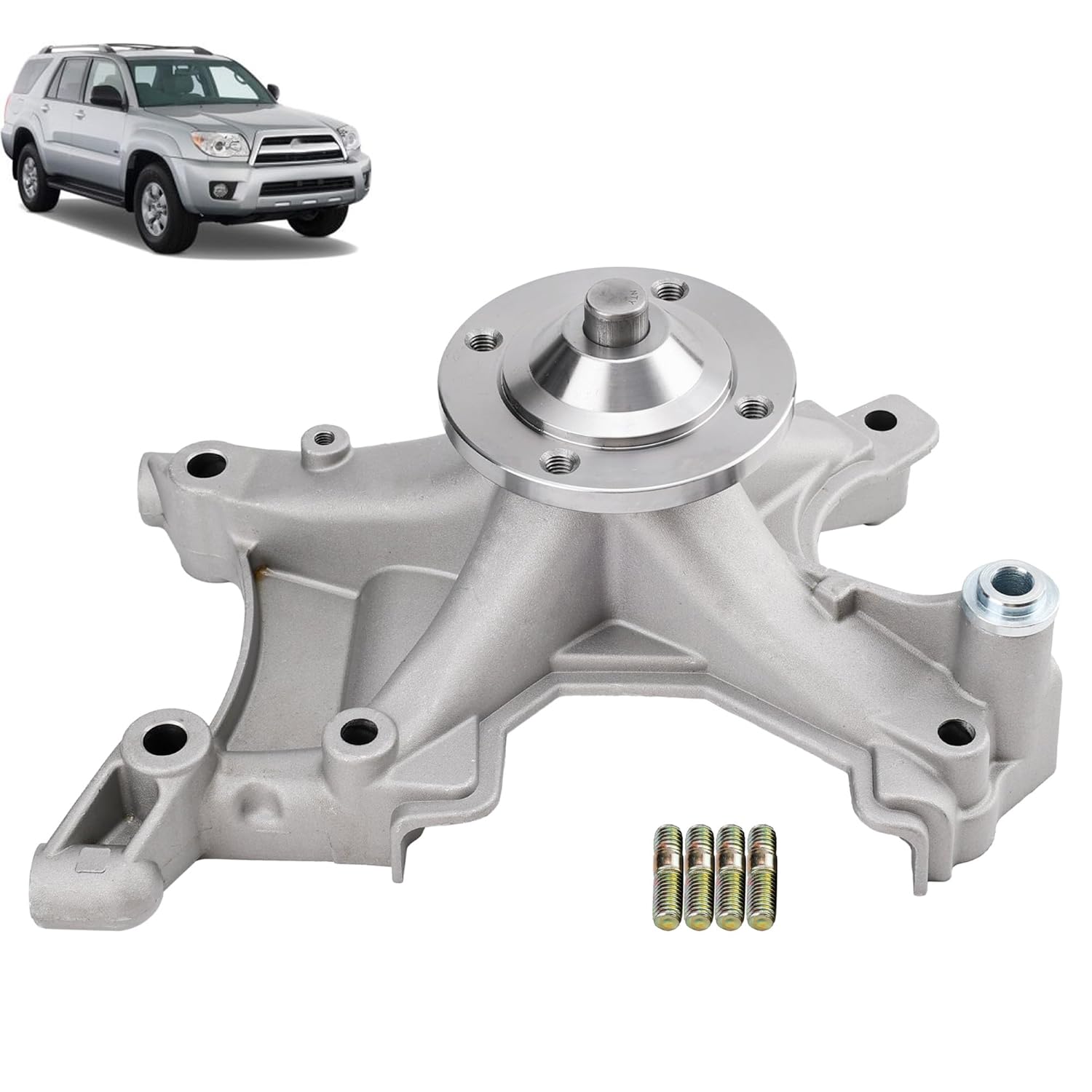 Engine Cooling Fan Pulley Bracket 300-804 Compatible with Toyota 4Runner Sequoia Tundra 2000-2009, GX470 2003-2009, LS400 1995-2000, Lexus LX470 1998-2007, 4.7L OEM# 16307-50012 16307-0F010