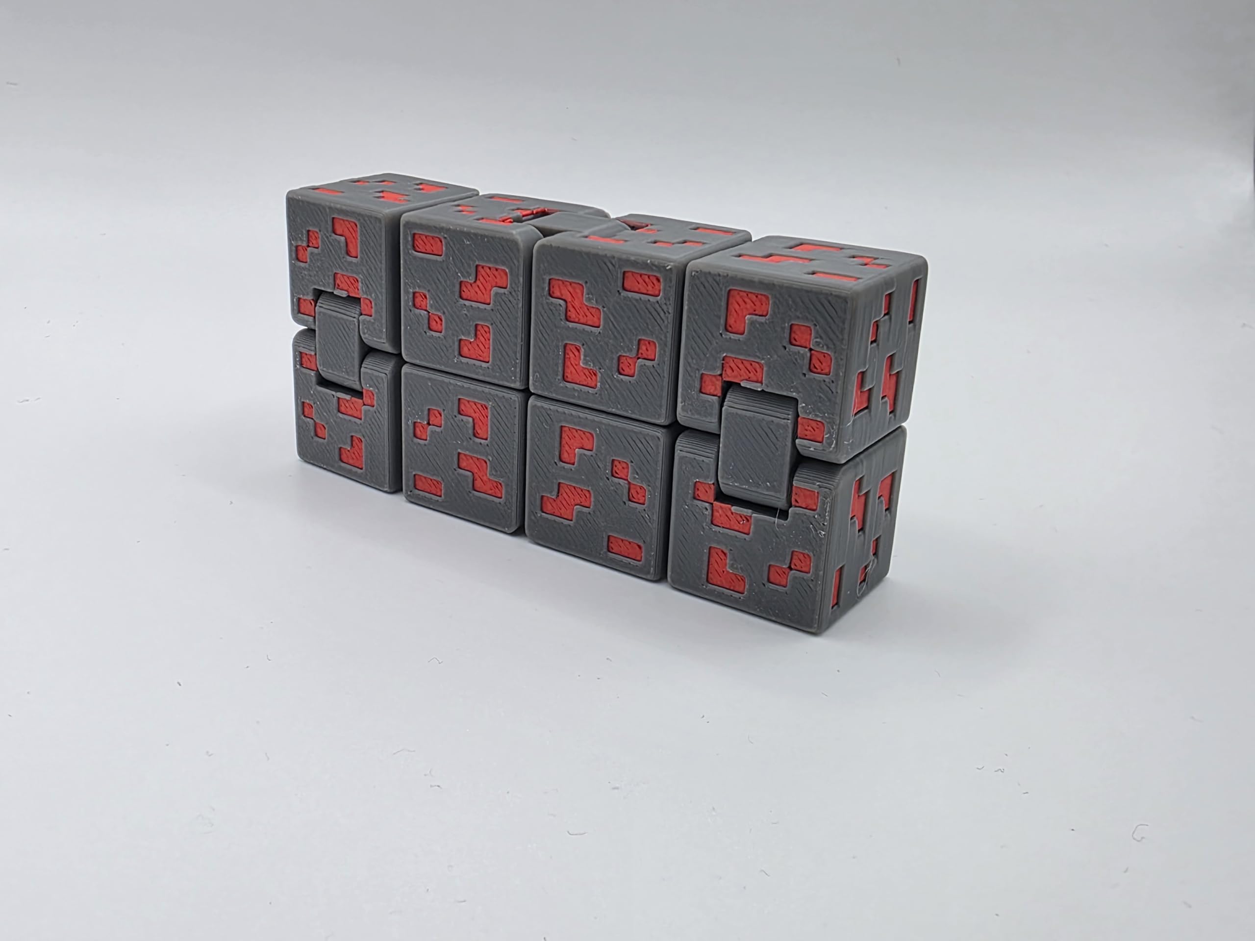 Voxel Energy Block Infinity Cube | Folding Fidget Toy | Endless Flip Cube | Sensory Desk Toy | 3D Printed