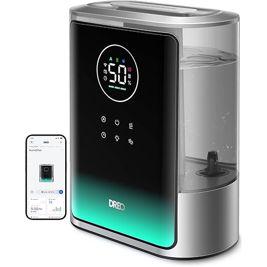 Dreo 8 Liter Smart Humidifiers for Bedroom 600 Square Feet 8