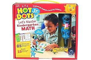 Hot Dots Jr. Kindergarten Math Set: Interactive Math Games & Activities for Ages 5+