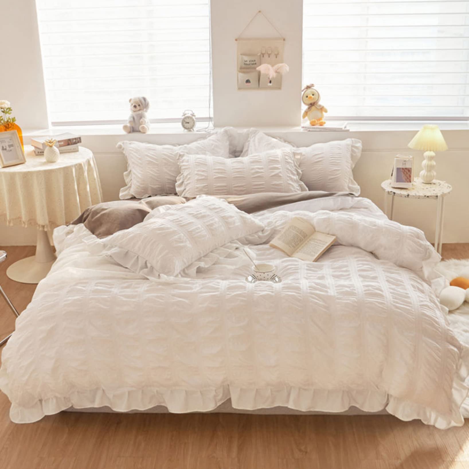 送料無料ゼミダブル布団カバー四点セット200x230cmKZ 布団カバー 4点セット ダブル セミダブル 掛け布団カバー