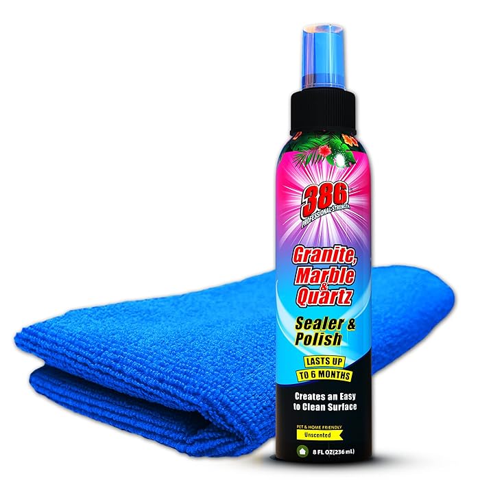 Buy 386 Professional Granite Sealer and Polish Multipurpose Granite