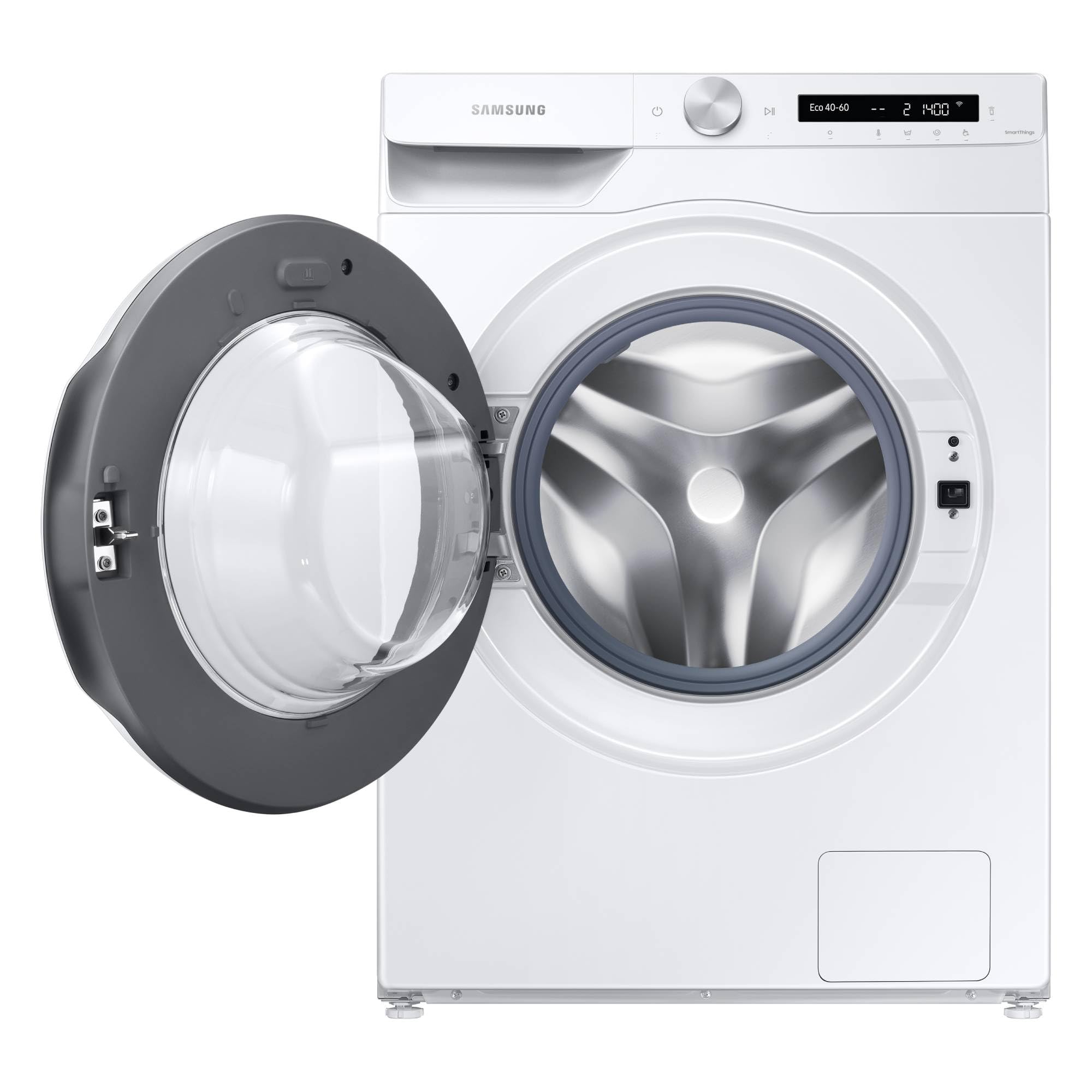 Samsung Elettrodomestiques WW12T504DTW/S3 Machine à laver Ai Control Écollecteur de câbles, 12 kg, blanc