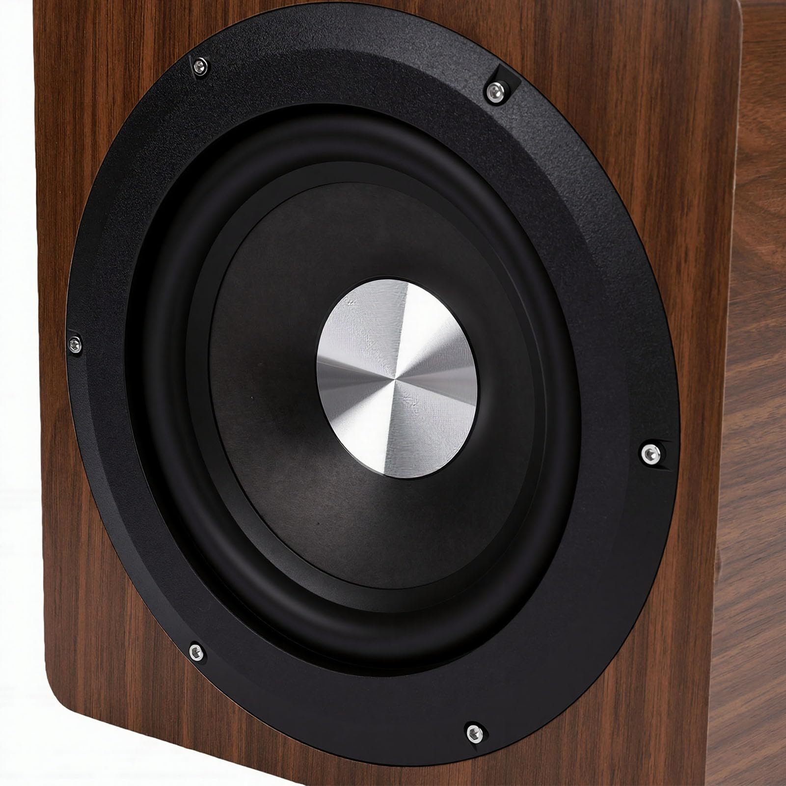 Tangxi Subwoofer Attivo da 6,5 ​​pollici 100 W, Subwoofer Audio Domestico Attivo, Altoparlante per Bassi Profondi per Film e Musica Domestici (EU)