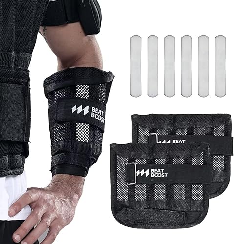 Pesas de muñeca de 4 libras para mujeres y hombres, juego de pesas ajustables para brazos, para caminar, pilates, ejercicio, entrenamiento,