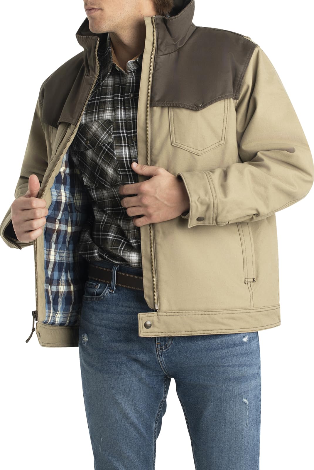 Legendary WhitetailsMen's Stockyards Bozeman Canvas Western Coat