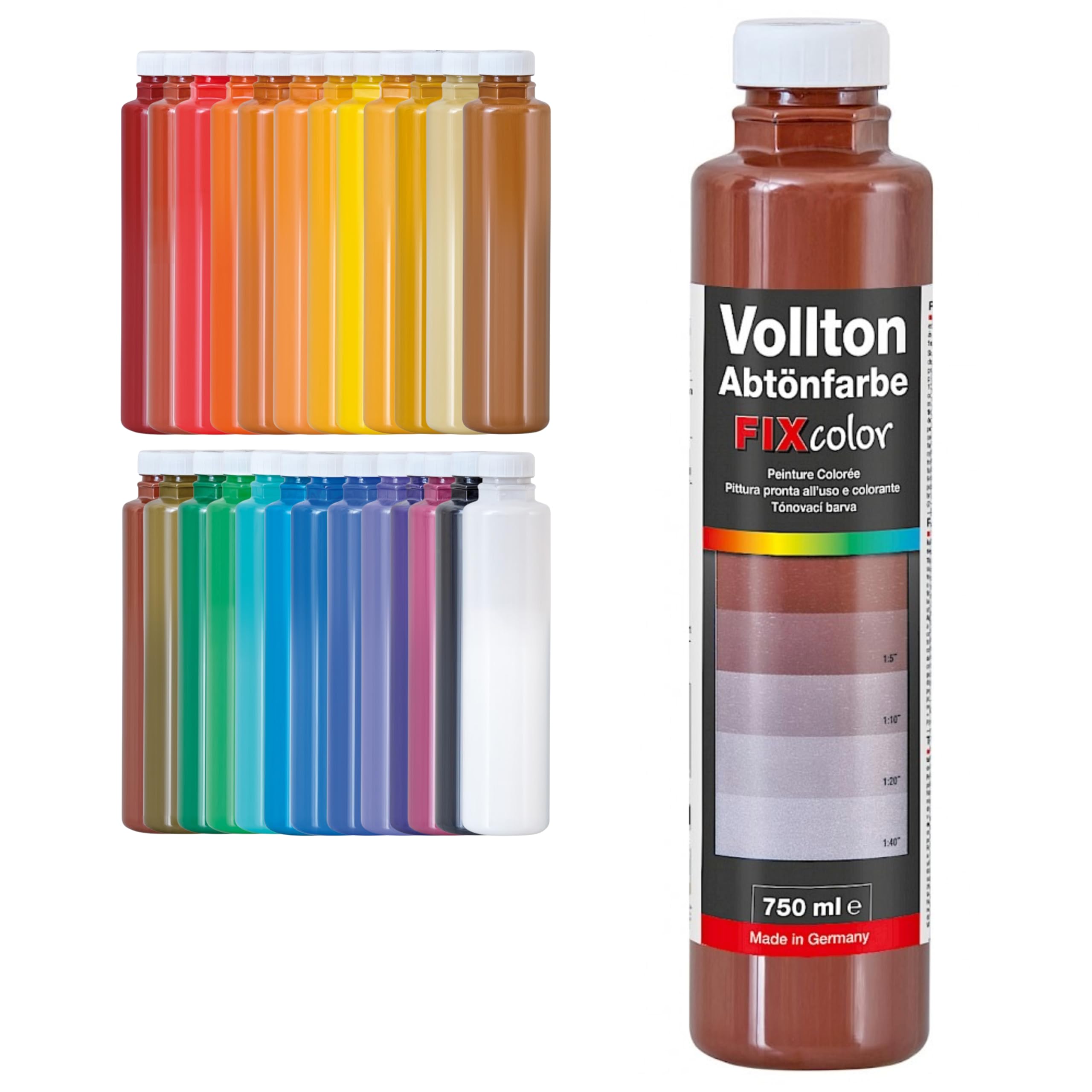 Decotric decolor Peintures Colorées chocolat 750ml