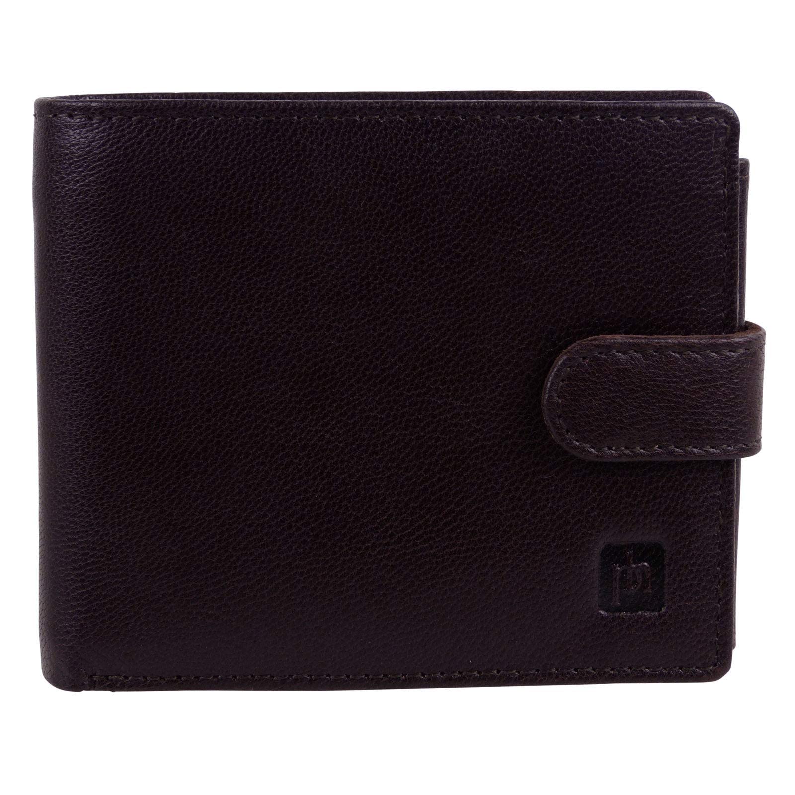 Portafoglio Uomo In Pelle Marrone Prime Hide - Porta Carte Di Credito E Foto