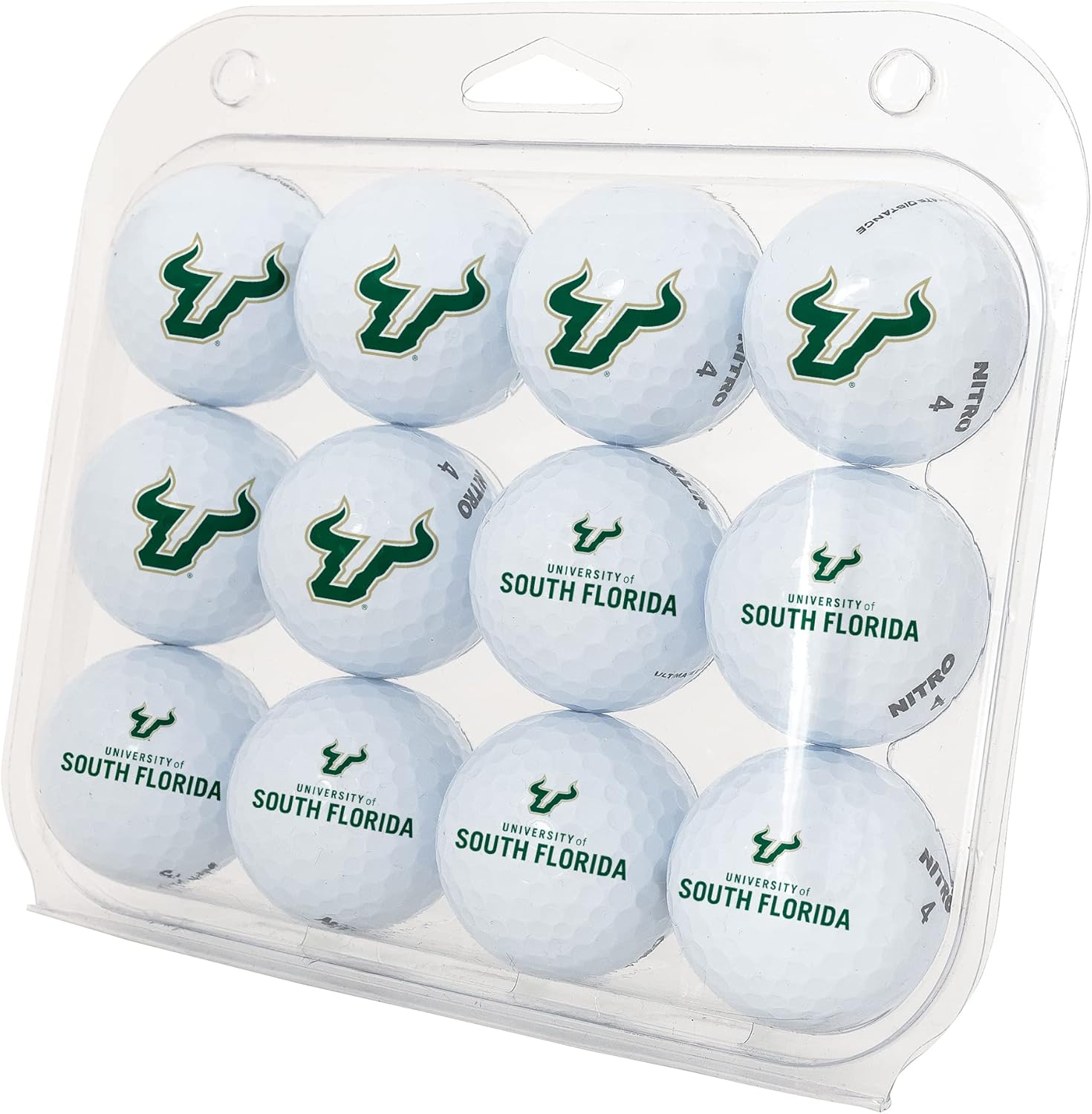 Desert Cactus University of South Dakota Golf Balls 12 Pack – USD Coyotes Full Color Dozen – Officially Licensed Sport Team Accessory
