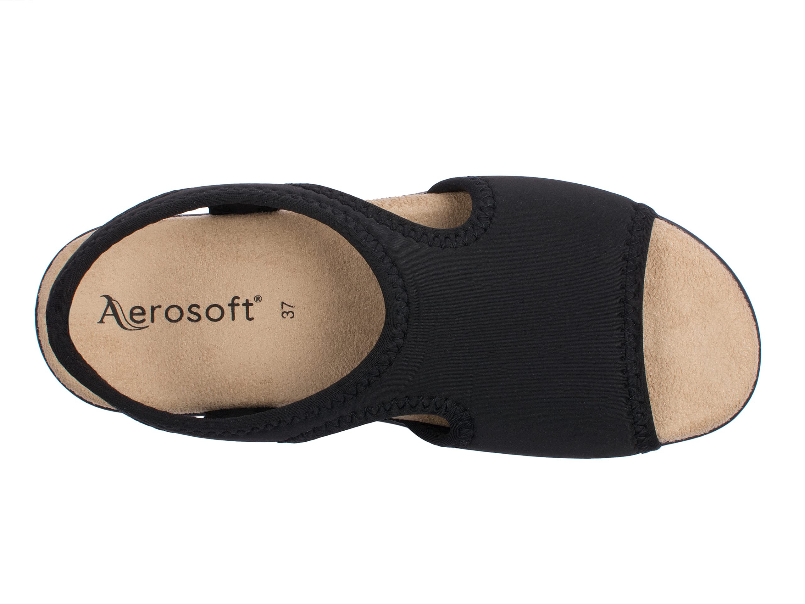Aerosoft Sandales stretch 05 pour femme, extra légères et élastiques