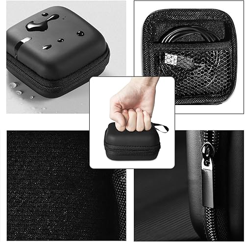 Miniatura 3 de Estuche para cargador, mini estuche organizador de cables, bolsa de bolsa, organizador de cargador pequeño, bolsa de transporte de almacenamiento de