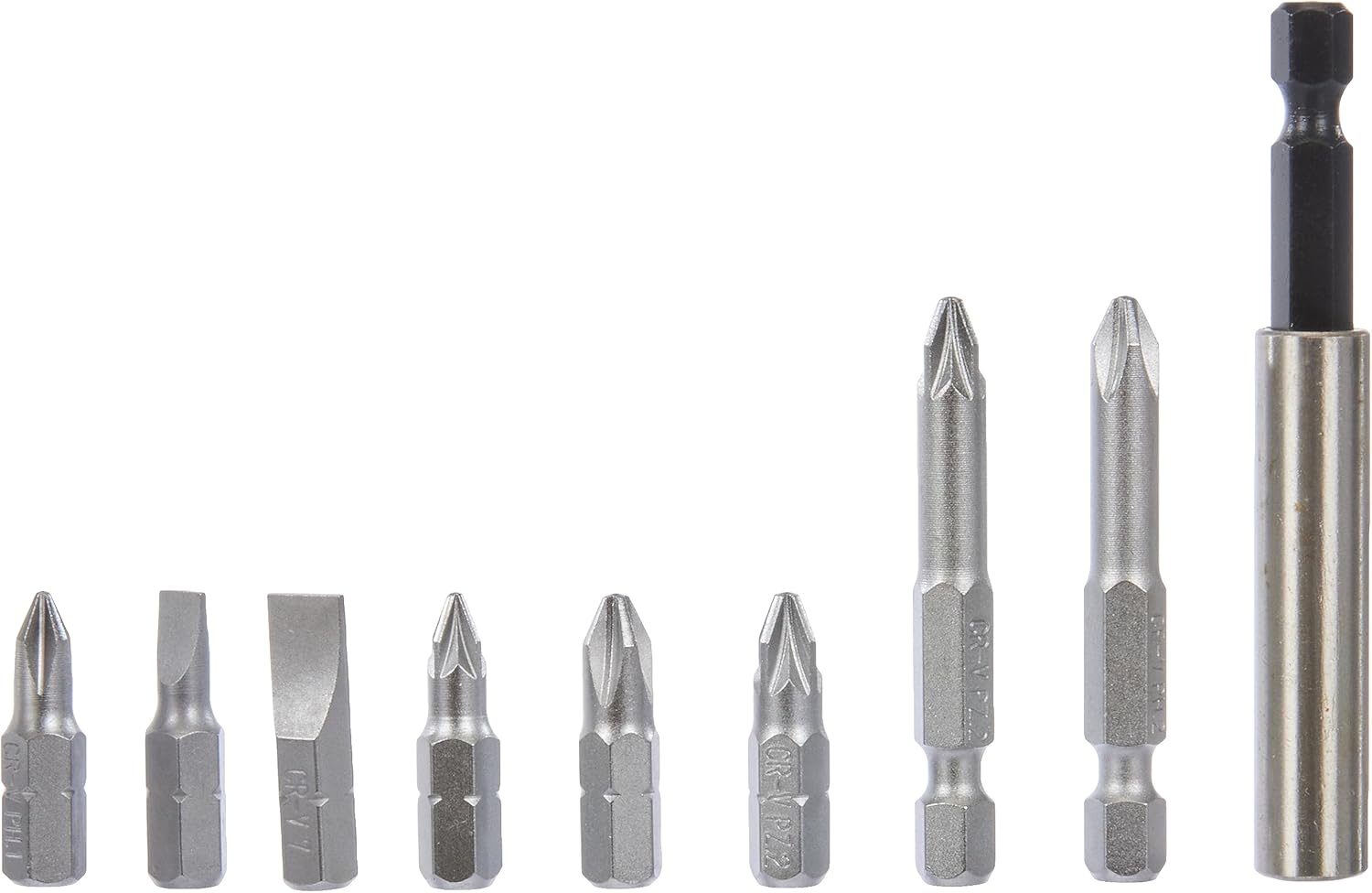 kwb 113910 Set Dispenser Box-9 Pieces with Magnetic bit Holder with E 6.3 Shaft for Cordless Screwdrivers