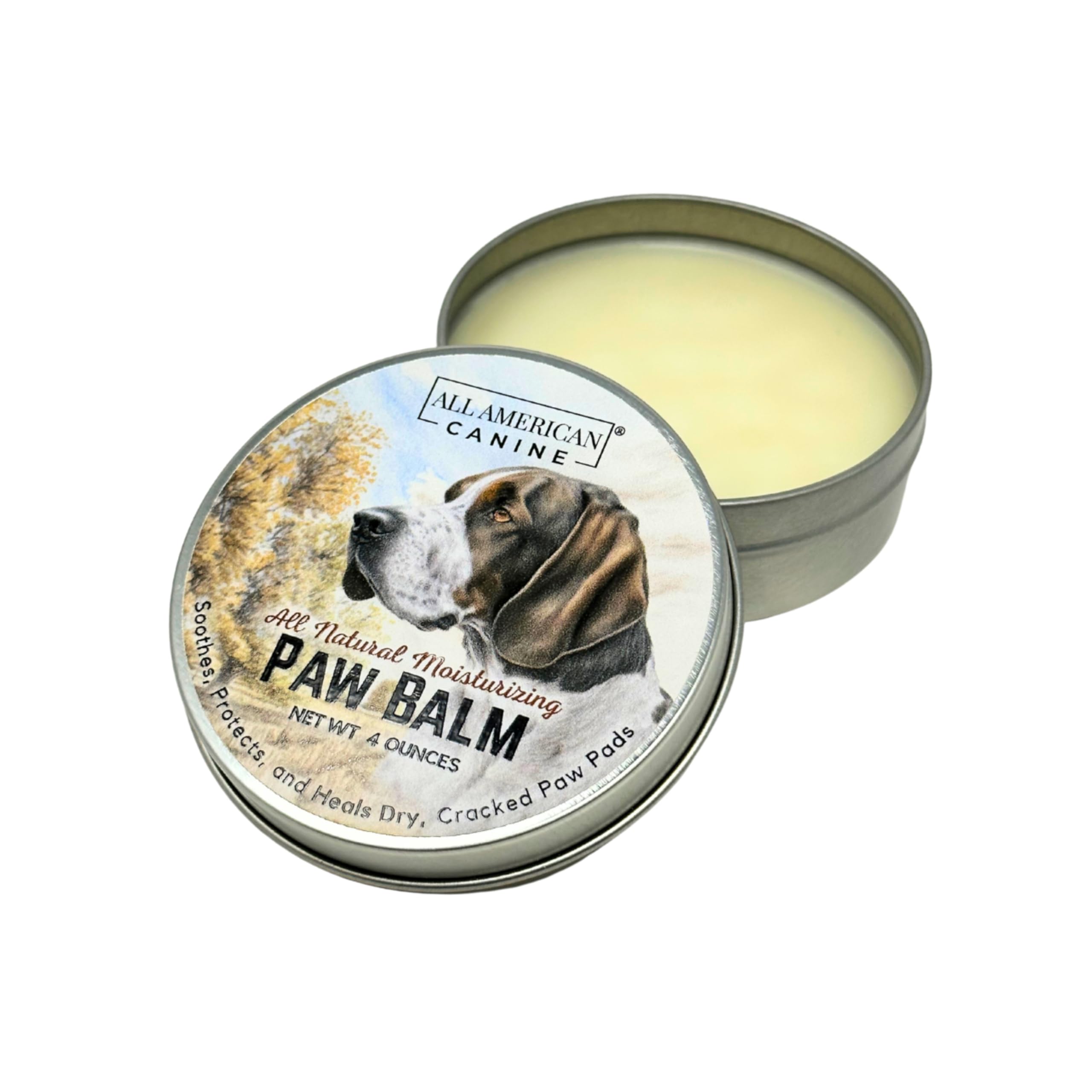 Soothing Paw Balm with Natural Ingredients for Dog Paw Protection and Nourishment | Suitable for Active, Working, and Sporting Dogs, 4 oz