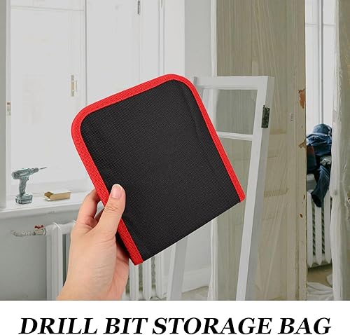 Miniatura 3 de VALICLUD Canvas Tool Pouch Organizer for Drill Bits and Screwdrivers Portable Storage Bag for Craftsmen DIY Garage Car and Truck Use Heavy Duty