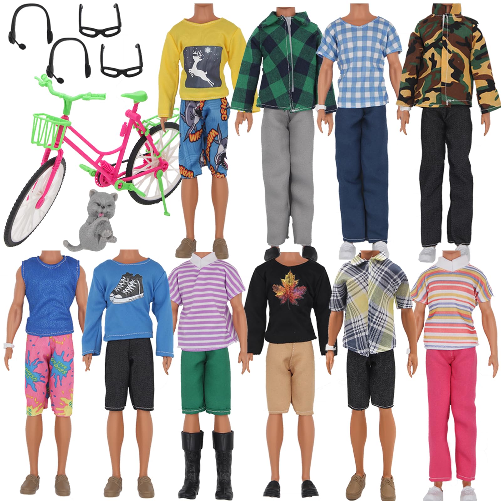 バイカージャケットケンサイズケンドールケン服ケン人形1/6ドール1/6服