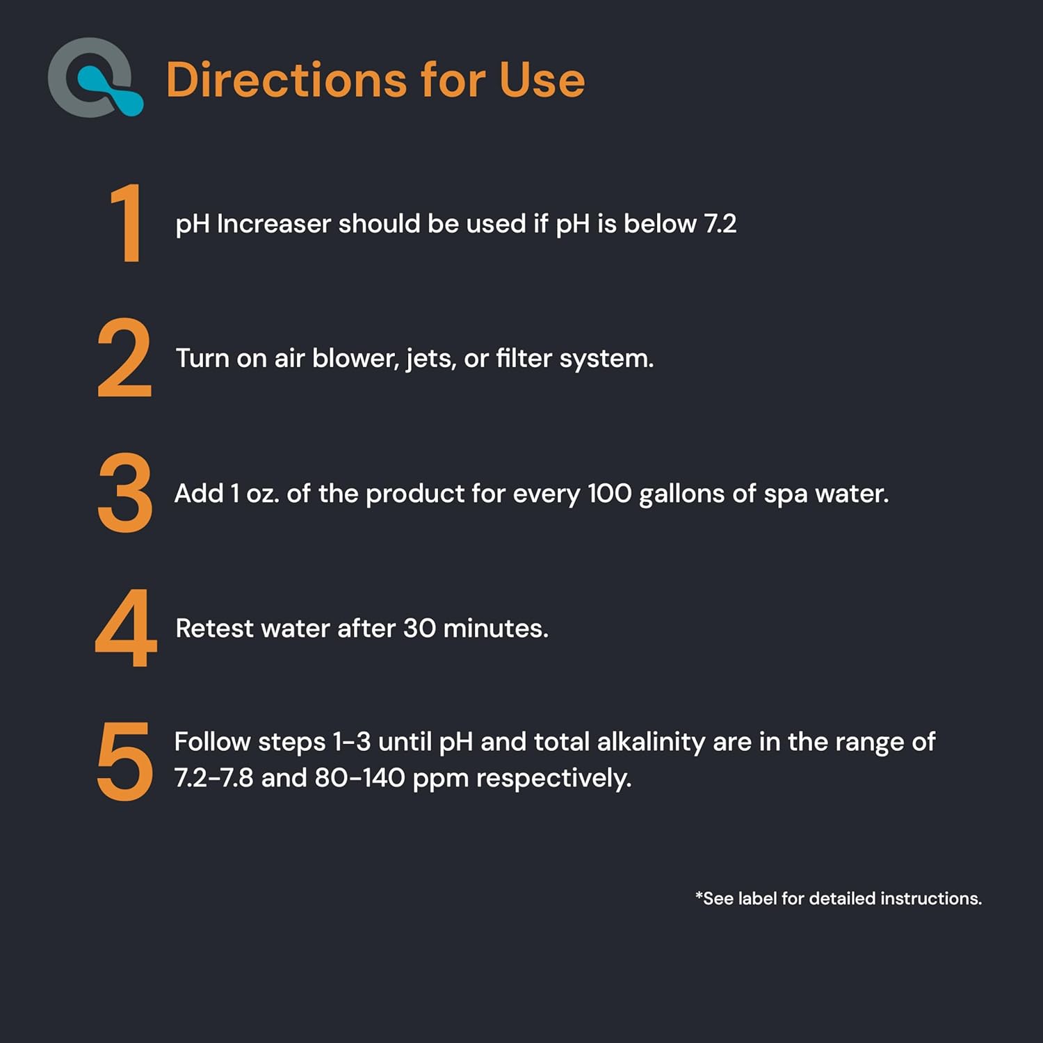 AquaDoc Spa pH Increaser for Hot Tub - 32oz (2 Pack) - Sodium Carbonate Spa pH Up for Water Balance - Made in USA