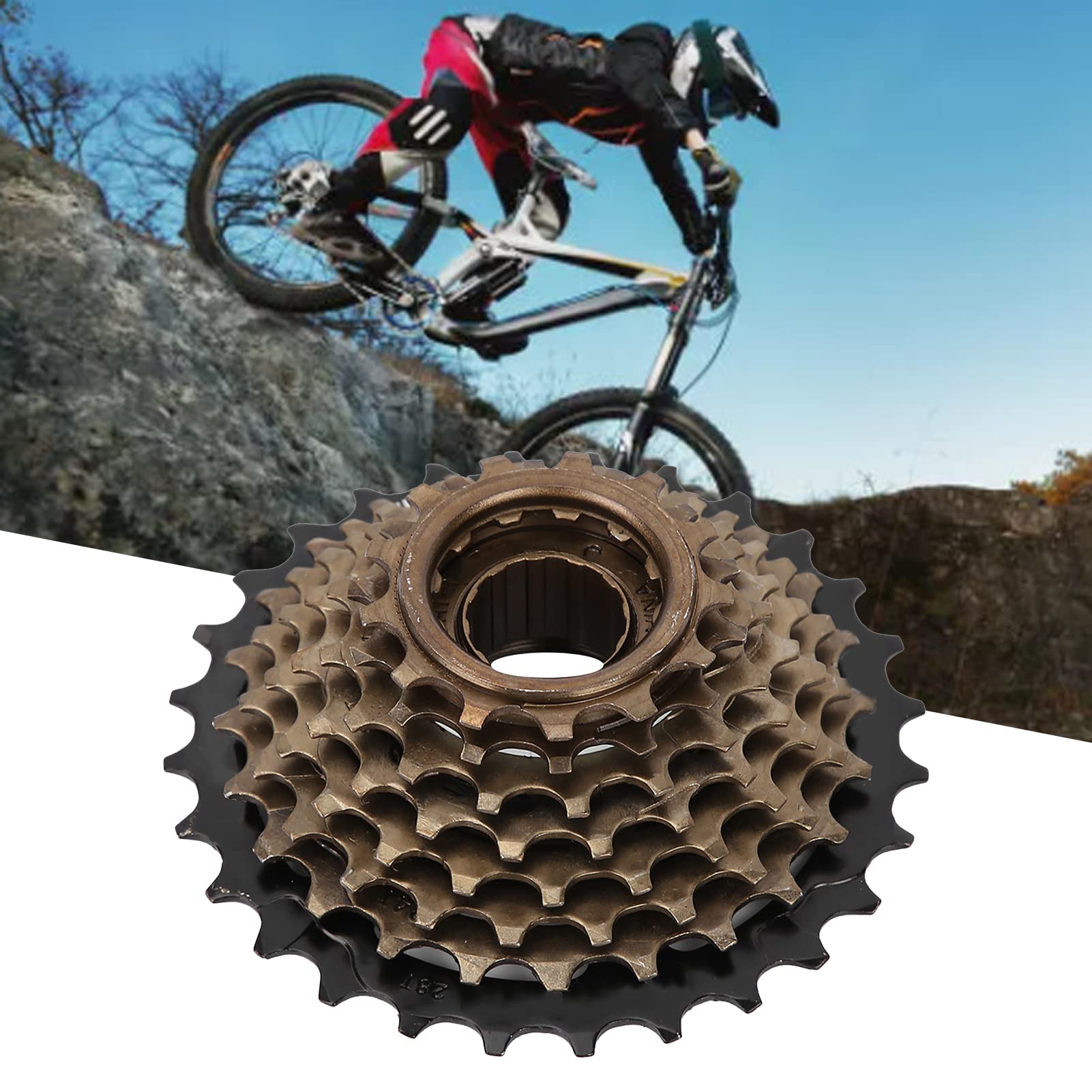 Schraubkranz 8fach, 8 Gang Fahrrad Freilaufkassette Fahrradfreilauf Freilauf Kassettenschraube Mountainbike Freilaufsatz Ersatzzubehör
