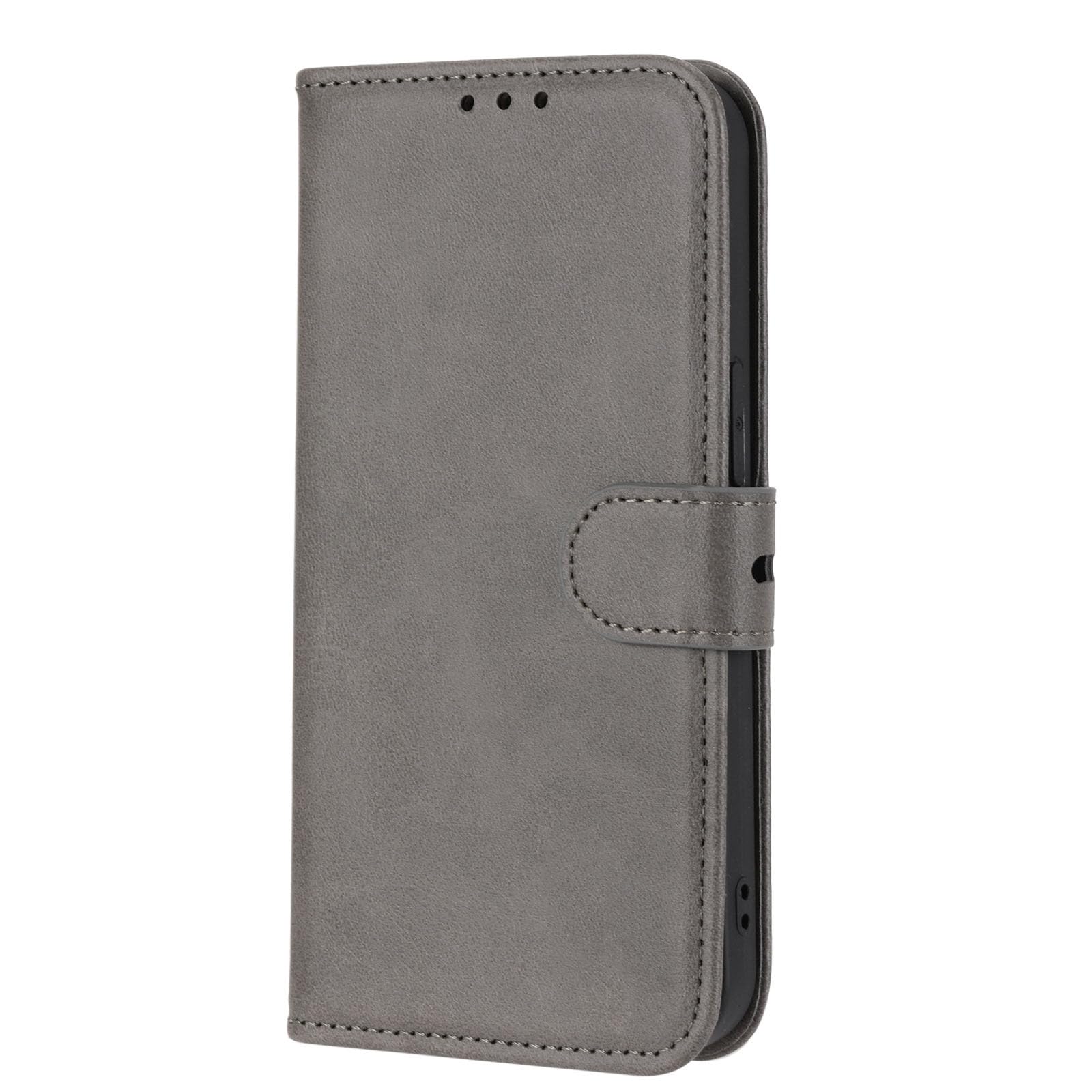 Couverture complète Google Pixel 9 en cuir gris au design raffiné