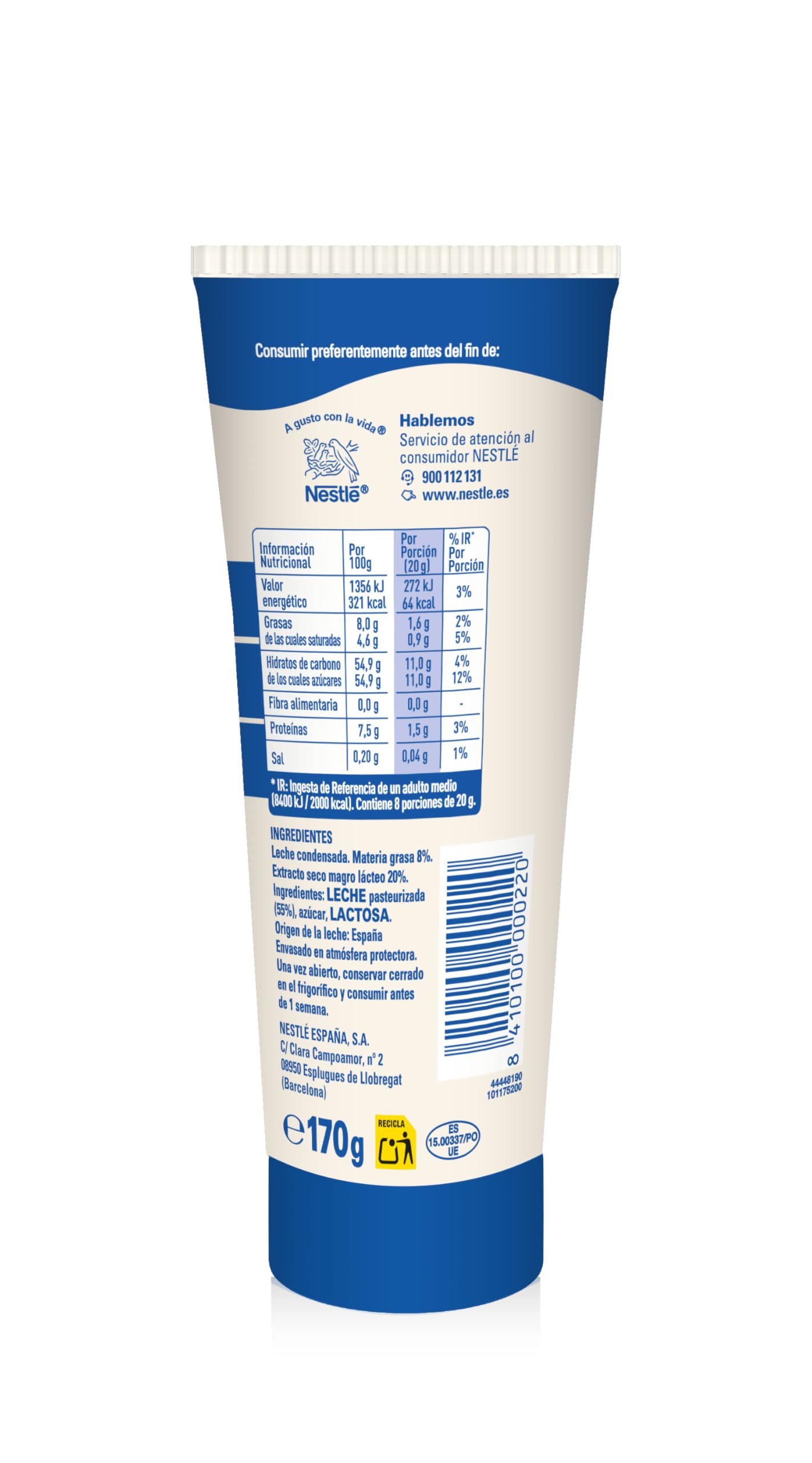 NESTLÉ LA LECHERA Leche Condensada Entera 170g