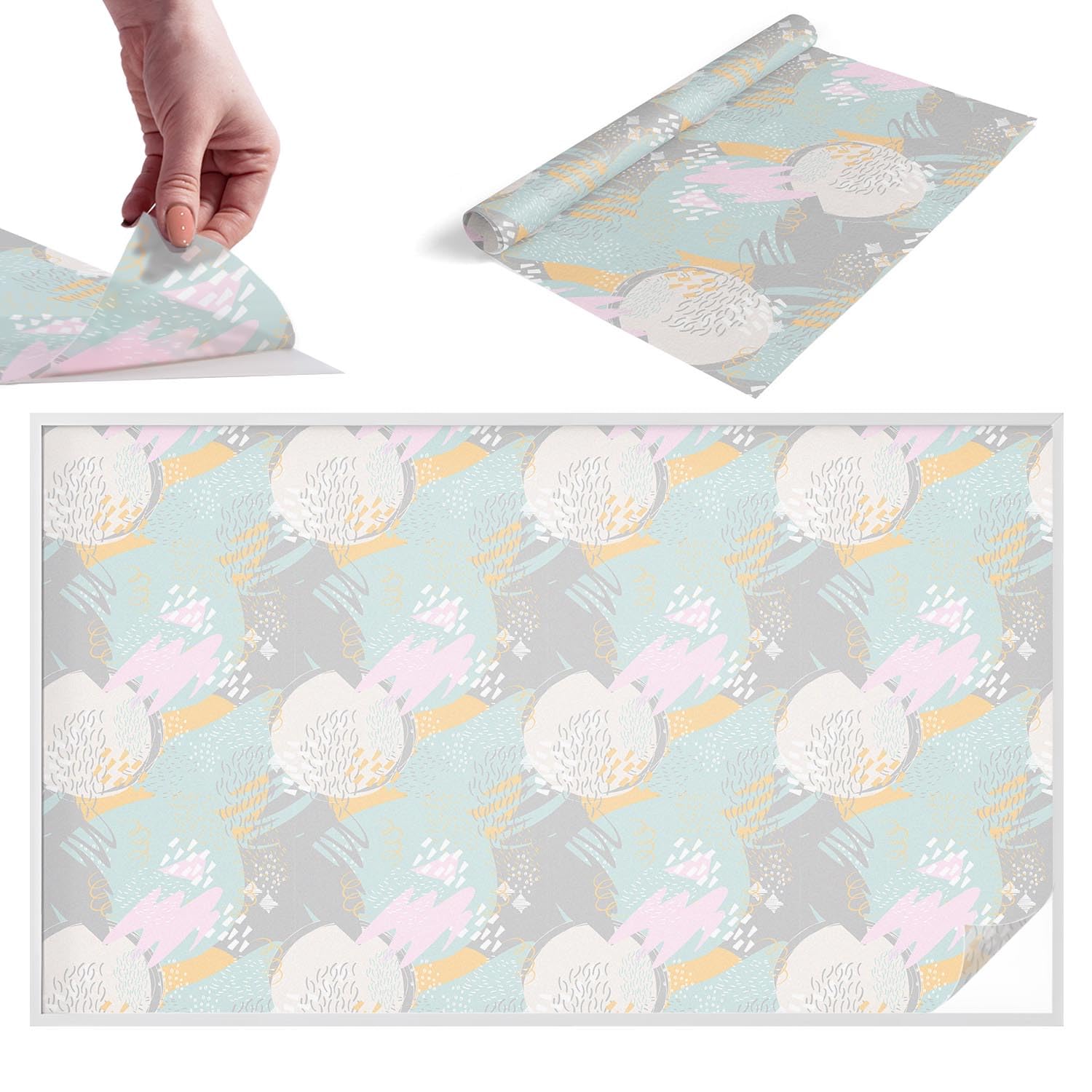Film pour vitre intimité PVC 200x116cm : film vitrail anti-UV autocollant pour vitre et fenêtre