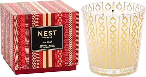 NEST - Velas aromáticas de 3 mechas para días festivos, 21.2onzas disponible en Yaxa Colombia