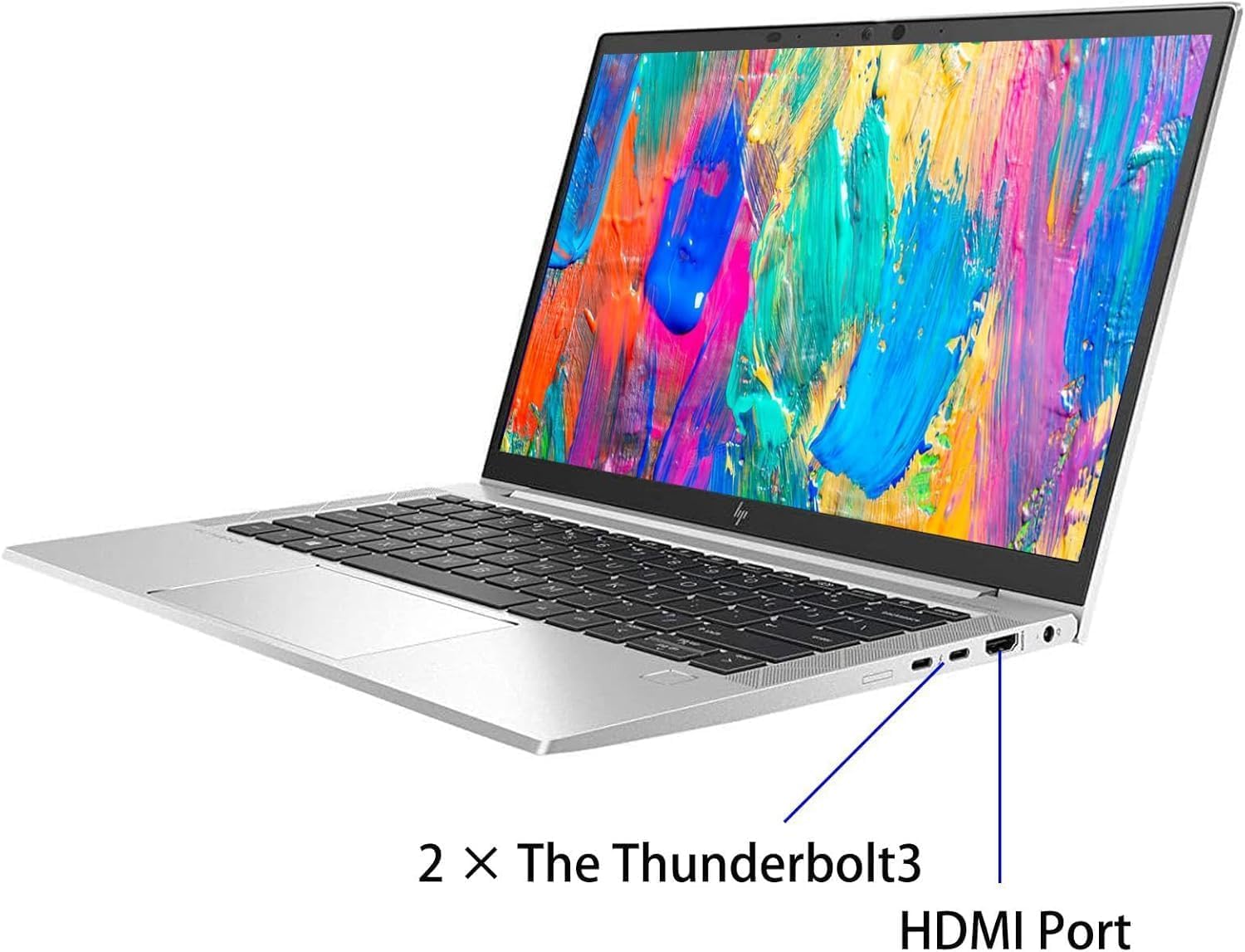 HP EliteBook 830 G7 Business Notebook, 13,3 Zoll FHD (1920 x 1080), Intel Core i7-10610U 1,8 GHz, 16 GB RAM, 512 GB SSD, US QWERTY-Tastatur, Windows 11 Pro (erneuert)