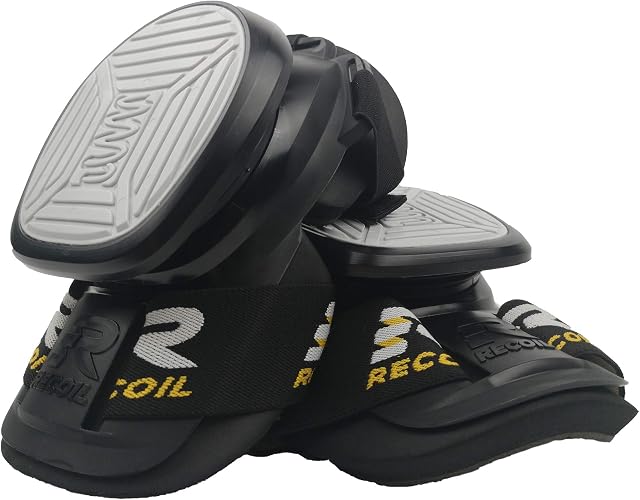 Recoil Knee Pads for Work - Professional Heavy Duty Spring Loaded Kneepads for Construction, Tiling, Flooring, Roofing and General DIY