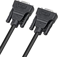 Vista 6 de DTech DB9 RS232 - Cable serie hembra a hembra, cable de módem nulo, cruce de 7 cables para comunicación de datos (1.5 pies, negro)