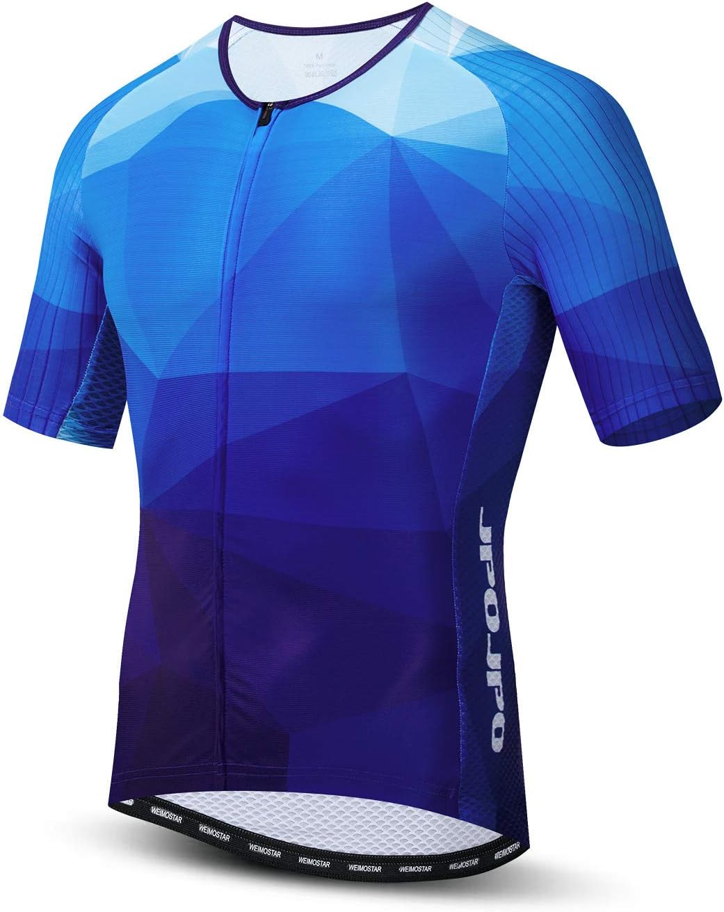 JPOJPO Mannen Fietsen Bike Jersey Korte Mouw 3 Achterzakken Ademend Fietsshirt Sneldrogende S-3XL