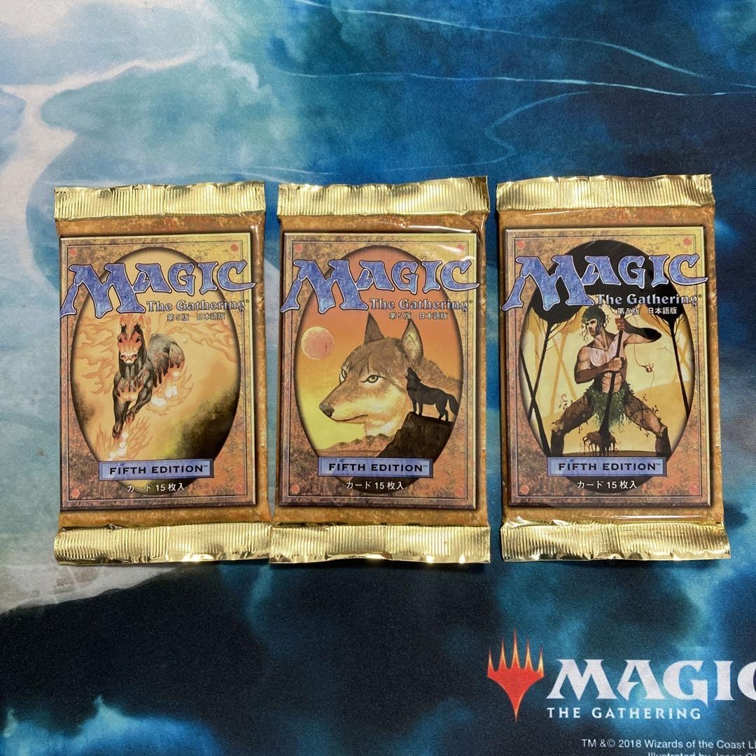 Amazon.co.jp: MTG 第5版 3つセット ブースターパック Fifth Edition