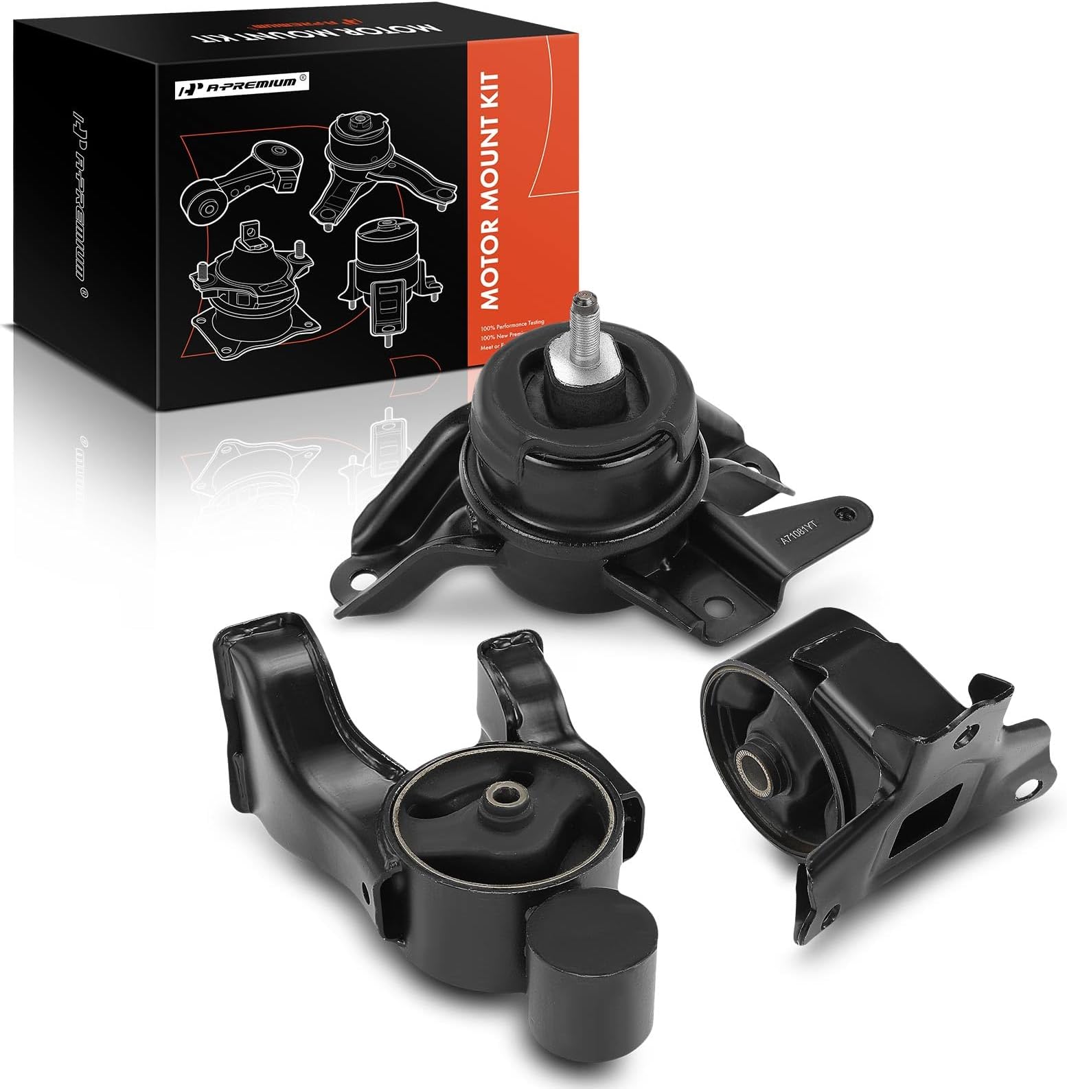 A-Premium Engine mount Replacement for Hyundai Sonata 2011-2014, 2.4L, Without Sport Suspension Automatic Transmission, Set of 3