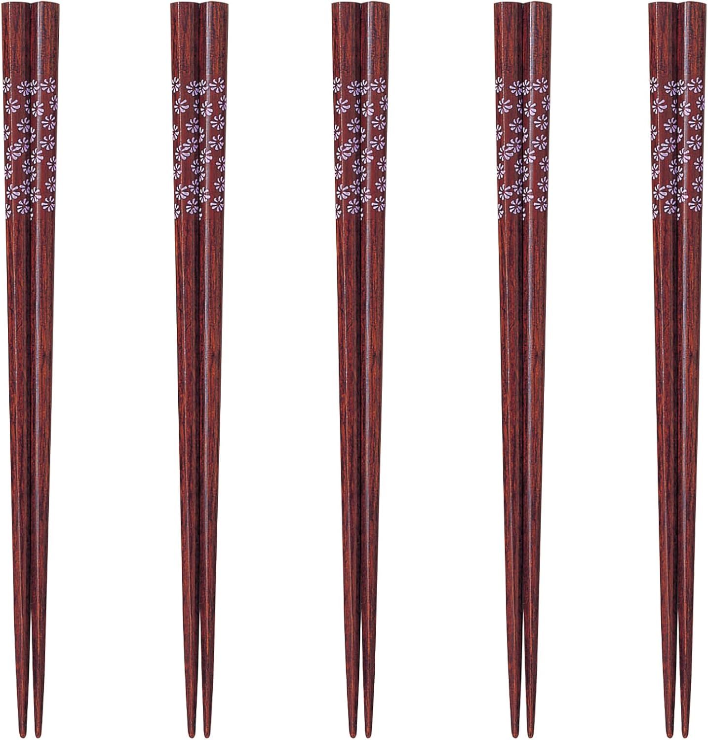 J-kitchens PID589634 Japanese Chopsticks, Set of 5 Pairs, Material: Wood, Chopsticks, Made in Japan