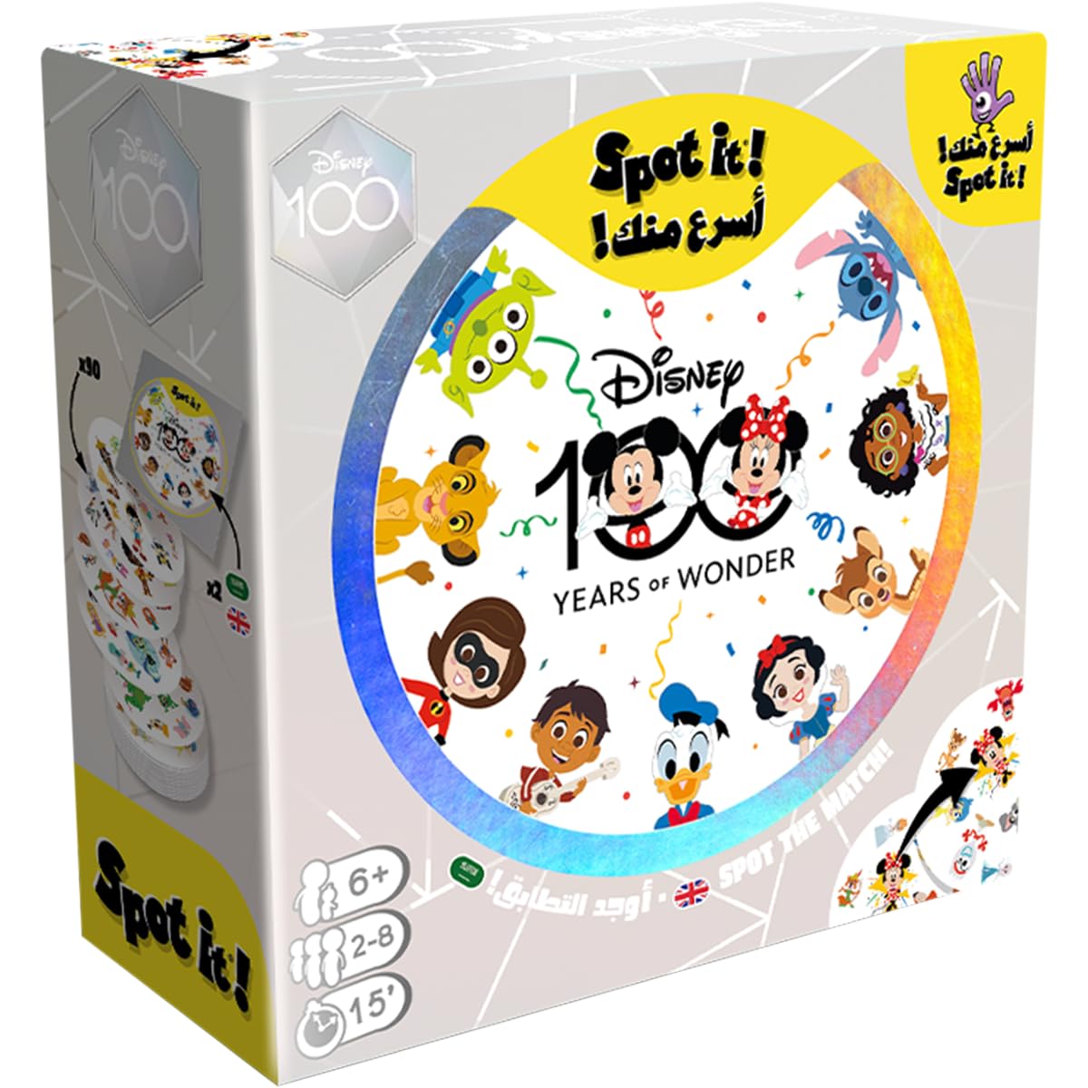 Zygomatic Spot it! Disney (100th Ann.)