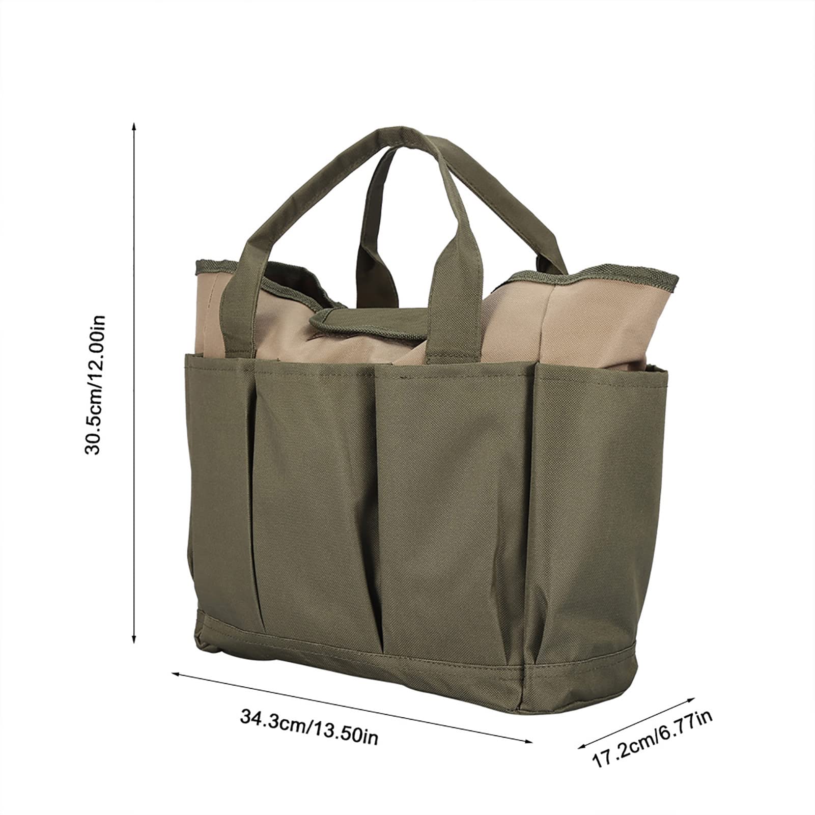 Emmer Tool Organizer - 57x50cm Reiniging Caddy, Oxford Materiaal