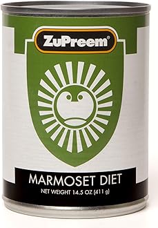 12-Pack Marmoset Diet Food, 14.5-Ounce