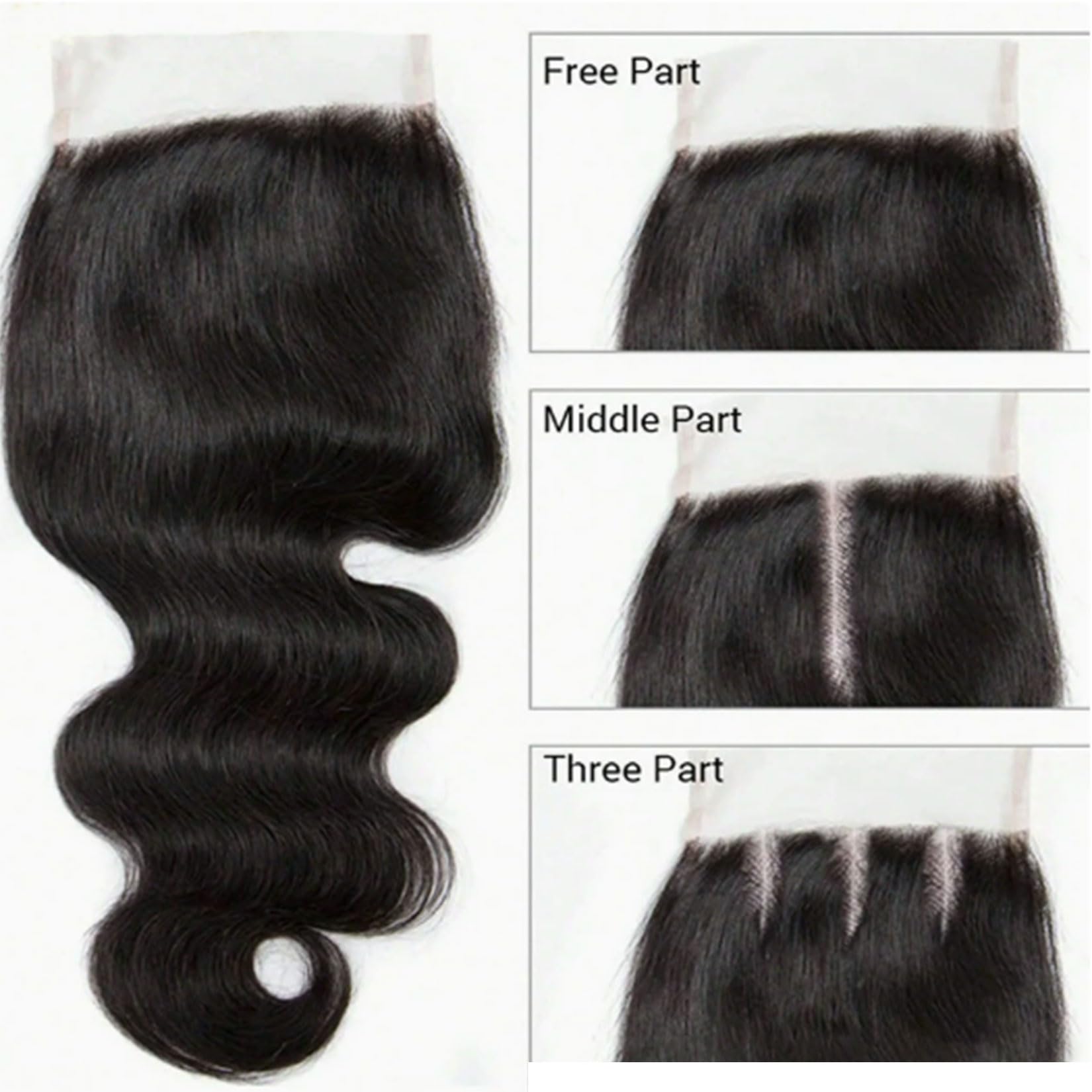 Chiusura Frontale in Pizzo HD Body Wave 5X5