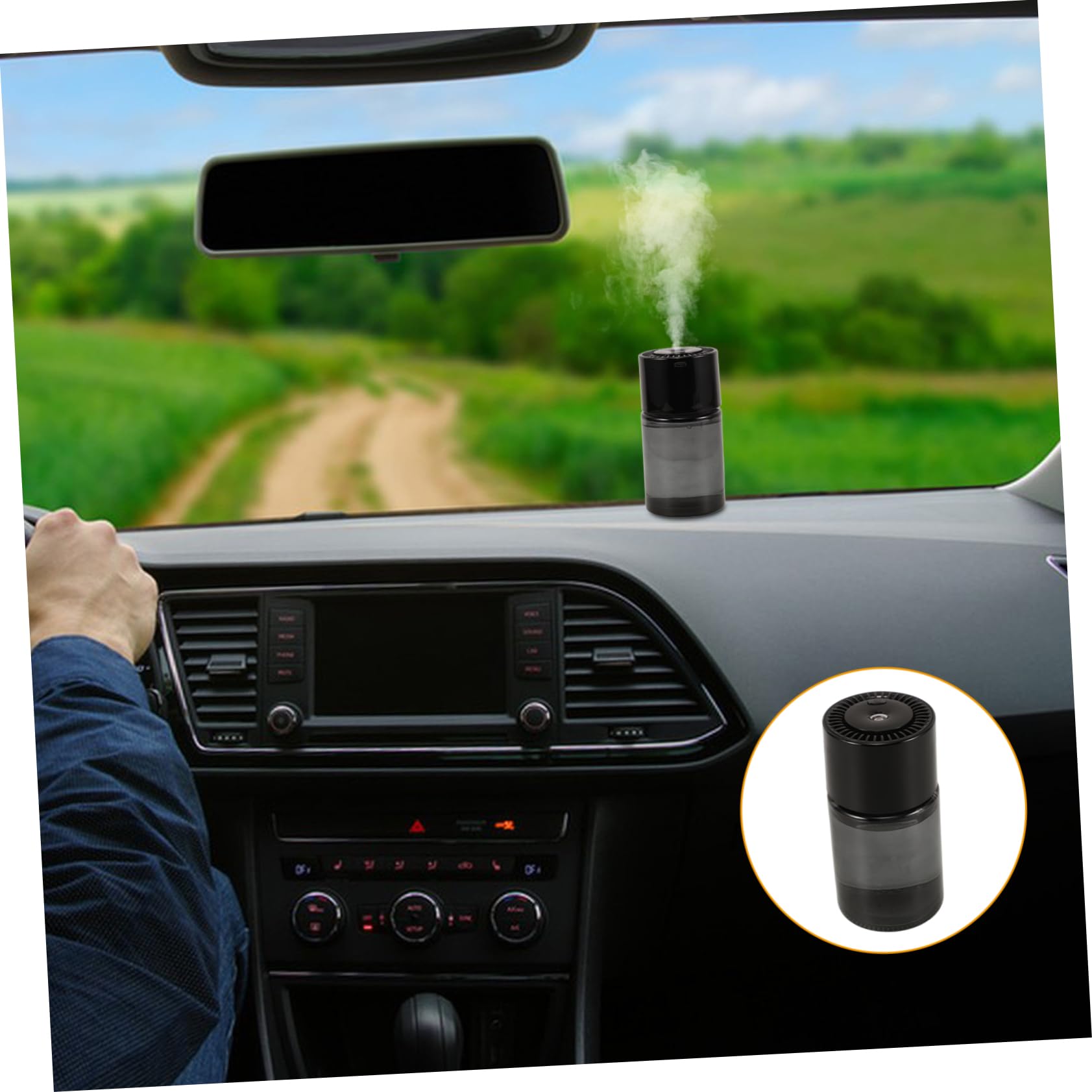 Diffusore Profumo Auto Automatico 160ml in Plastica | Spruzzo Elettrico, Distribuzione Costante della Fragranza, Design Portatile e Intuitivo