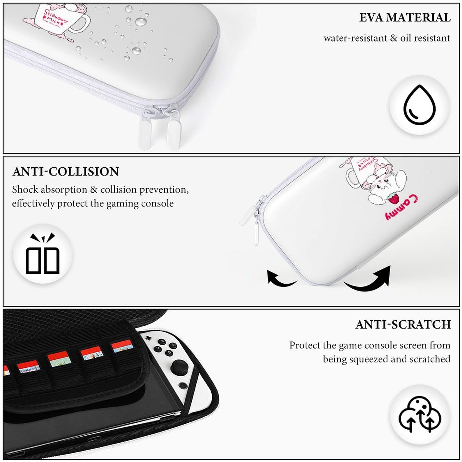Amazon.co.jp: MIKKO ミッコ Switchケース Switchカバー スイッチ