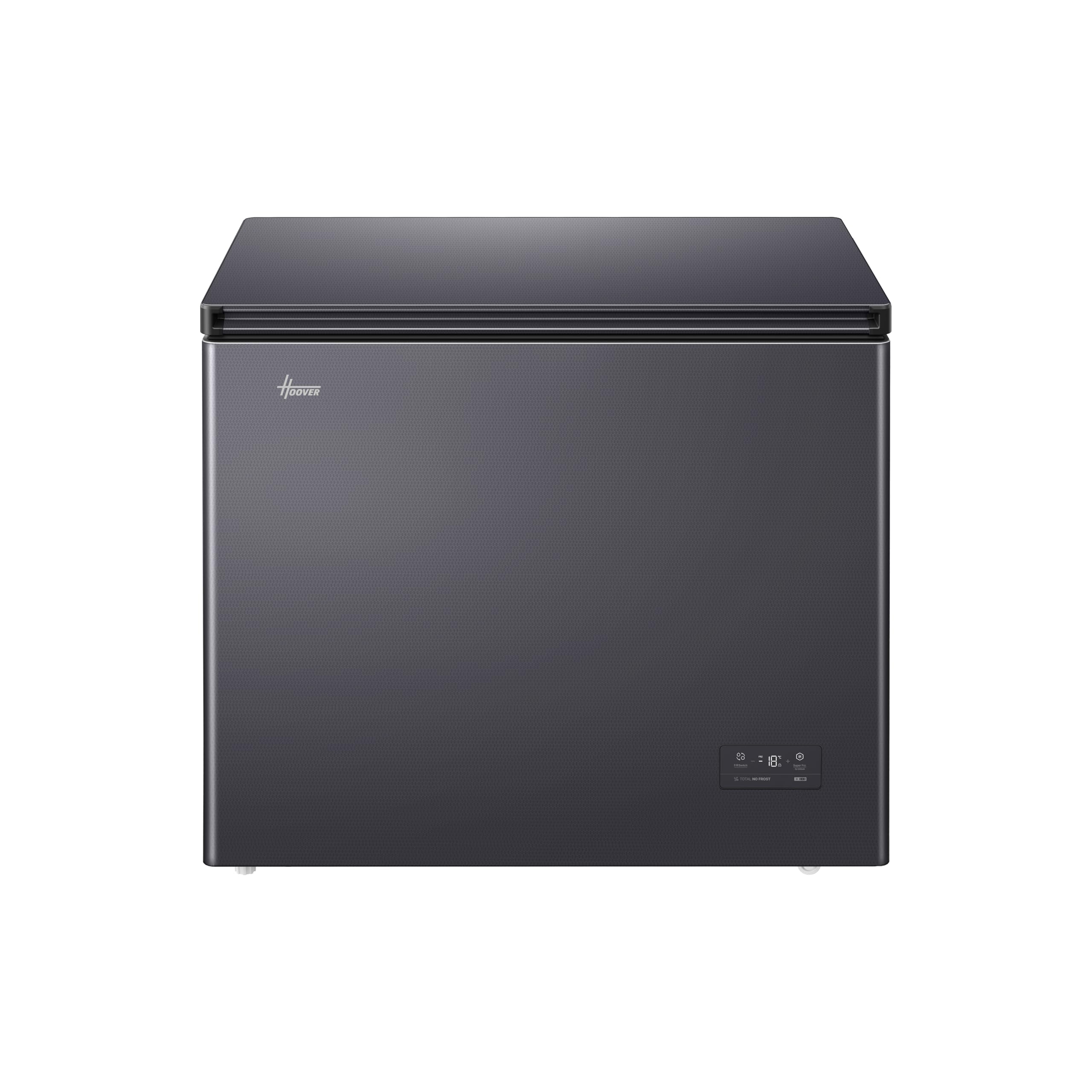 Hoover Chest Freezer - Total No Frost - 196L - Stainless Steel