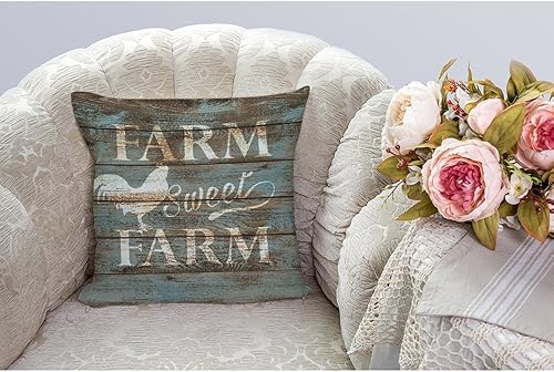 Miniatura 2 de HGOD DESIGNS Framhouse - Funda de almohada, decorativa, gallo, con citas, granjas y granjas, fundas de almohada de lino y algodón para interiores y