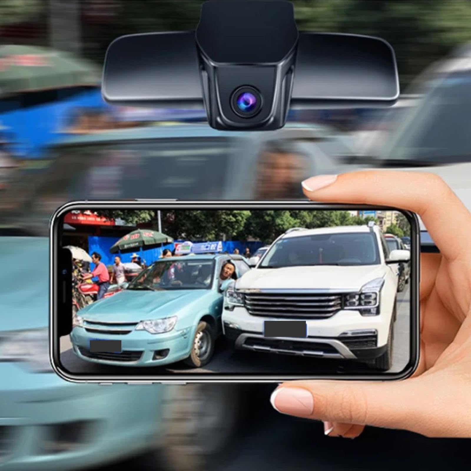 Kamera Samochodowa dla BMW X5 2017-2018, 4K Rejestrator jazdy samochodem Kamera samochodowa z noktowizorem