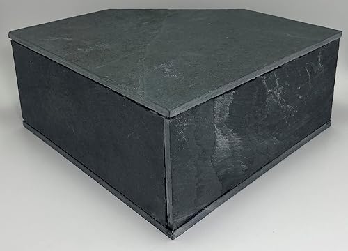 Miniatura 2 de TheFrogHouse - Piel de reptil de piedra de pizarra de 10 x 10 x 4.5 pulgadas, decoración natural para cuevas