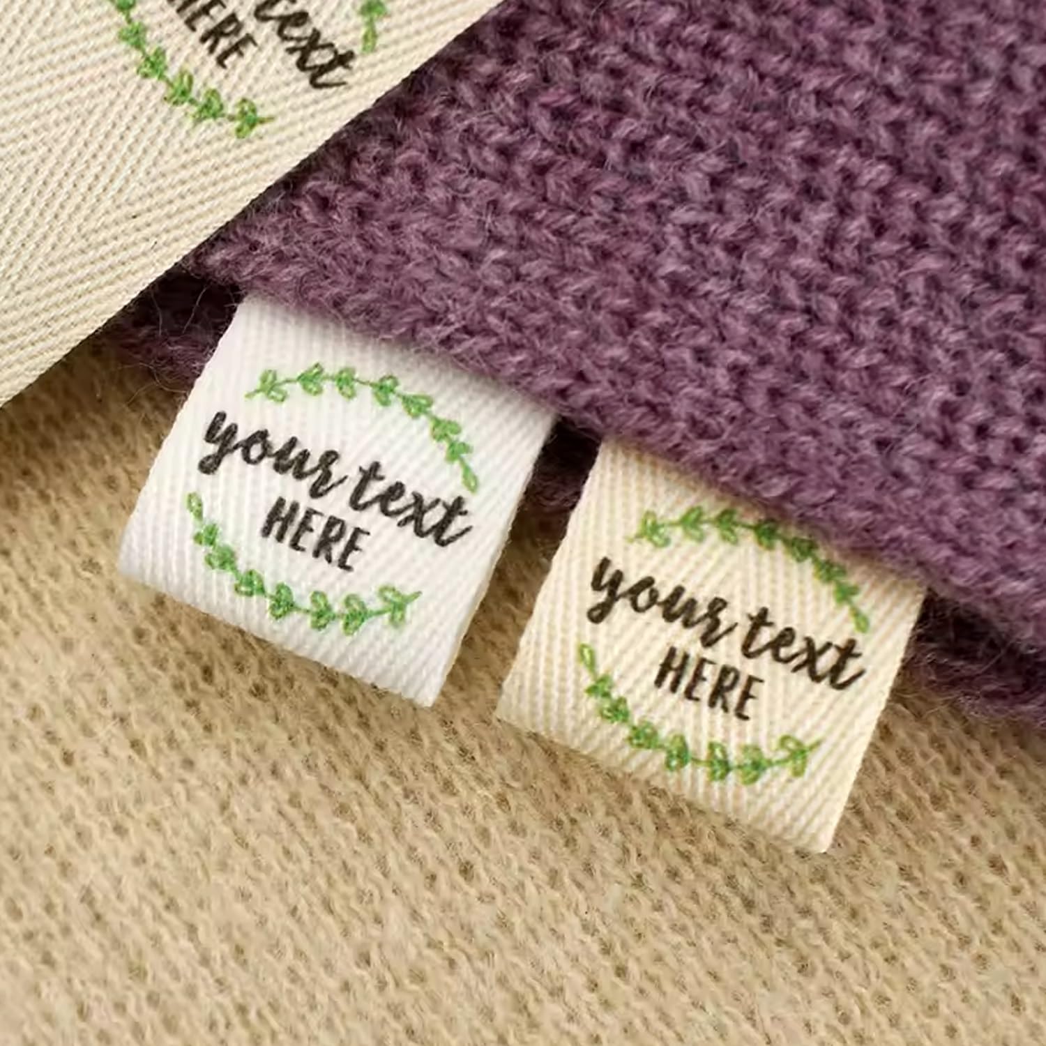 Personalized Sewing Labels Sew On Clothing Labels, Custom Twill Tags for Clothes, Sewing Accessories, Custom Fabric Labels, Custom Twill Label,Personalized Sewing Labels with Name(50pcs)