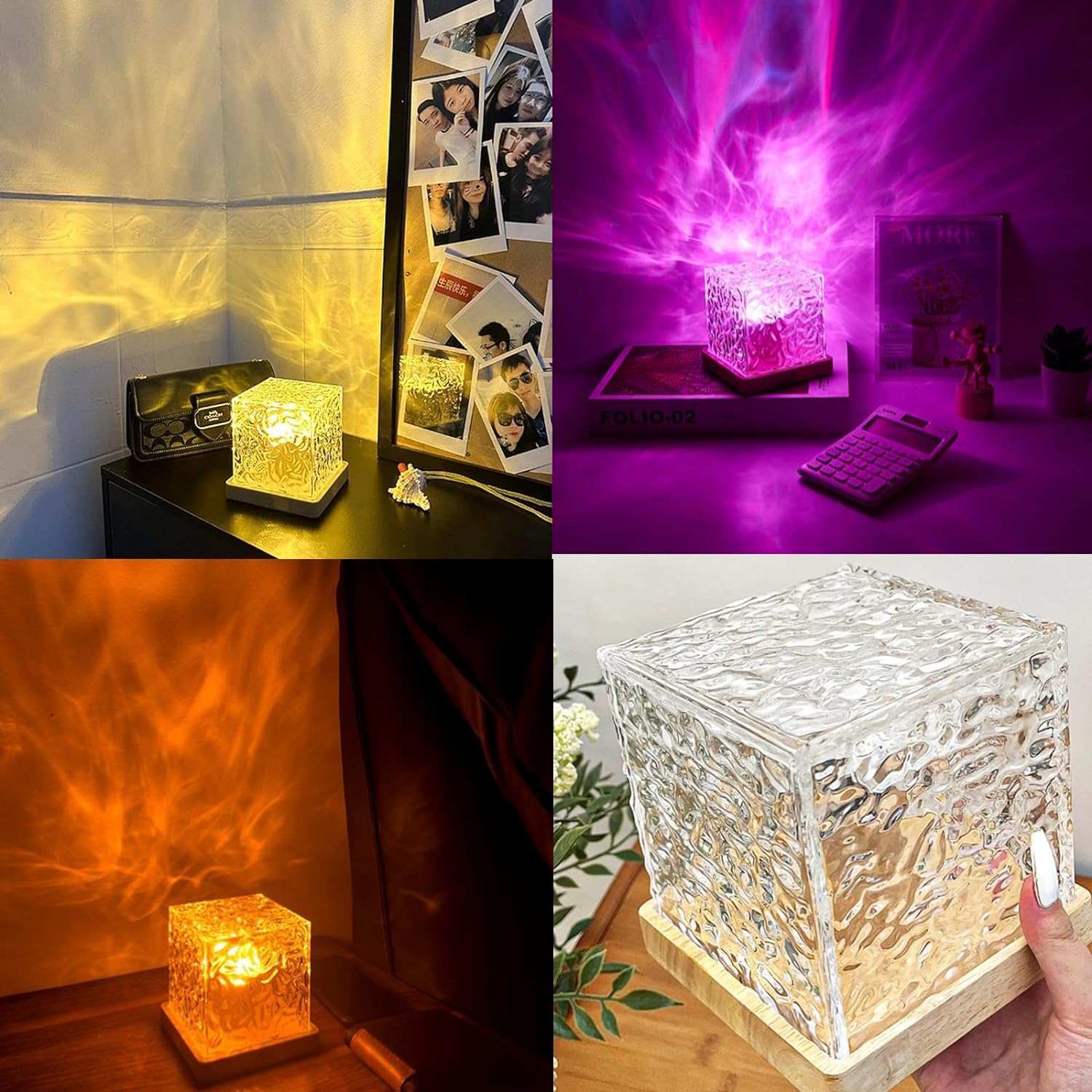 Amazon.co.jp : SCZWP8 ウォーターライトウェーブキューブランプ