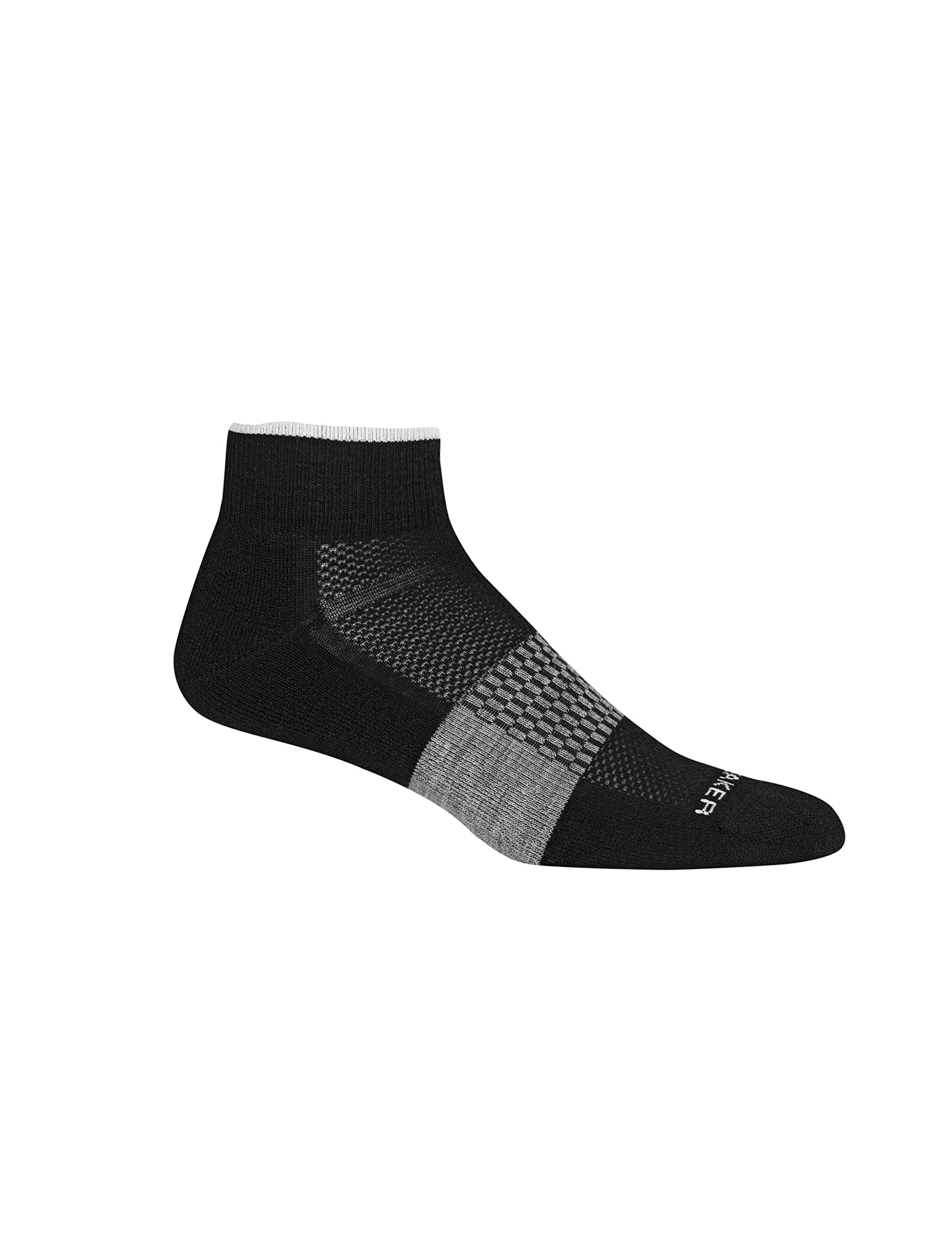 Icebreaker - M Multisport Light Mini - BLACK/SNOW/METRO HTHR